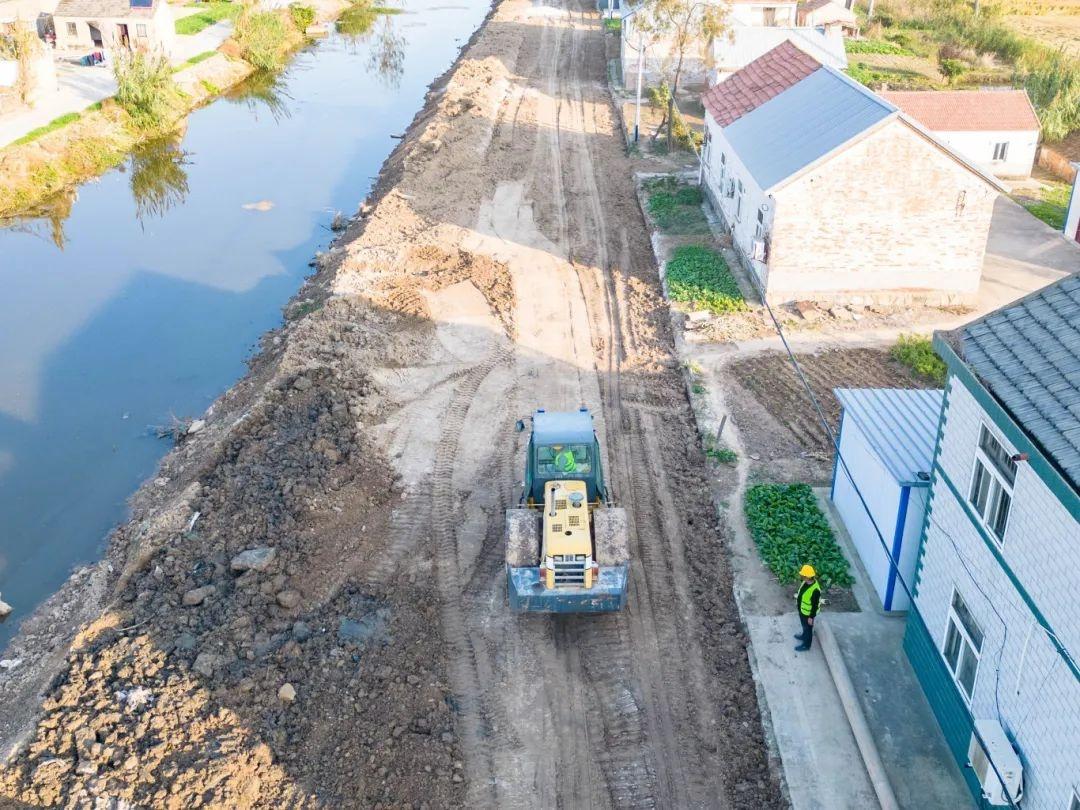 滨海县四好农村路提升改造，6 米宽沥青路面让出行更顺畅  第7张