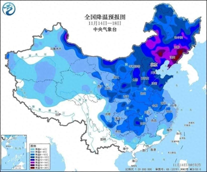 气温大逆转！华南地区下周将迎强冷空气，最高温或降至 20℃出头  第1张