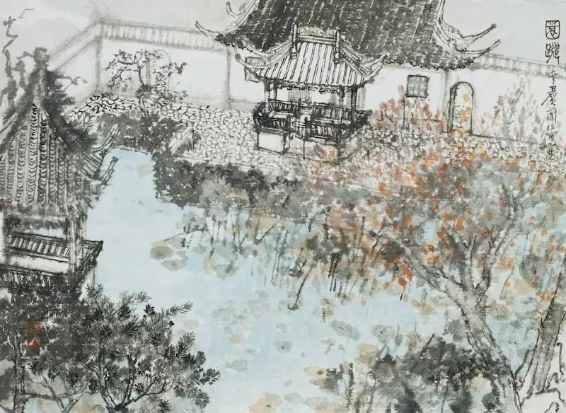 揭秘城市山水：当代中国画的未来之路，你不可不知的笔墨构城  第5张