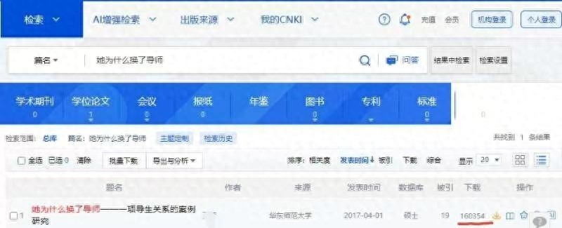 16万次下载！换导师论文为何成网红？揭秘高校学术环境痛点  第1张