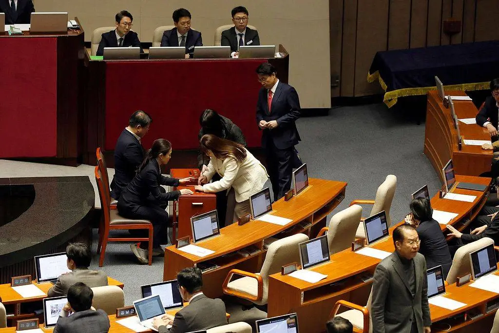 尹锡悦弹劾案通过，总统职权暂停，韩国政坛风云再起  第1张