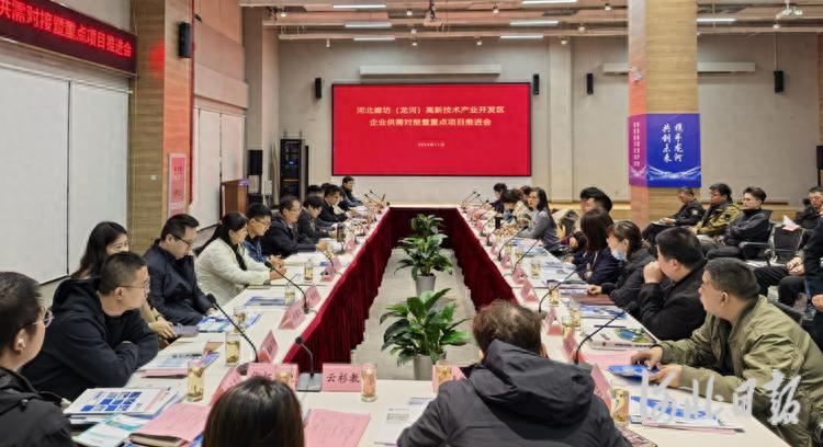廊坊龙河高新区供需对接会成功举办，33家企业共谋发展新机遇