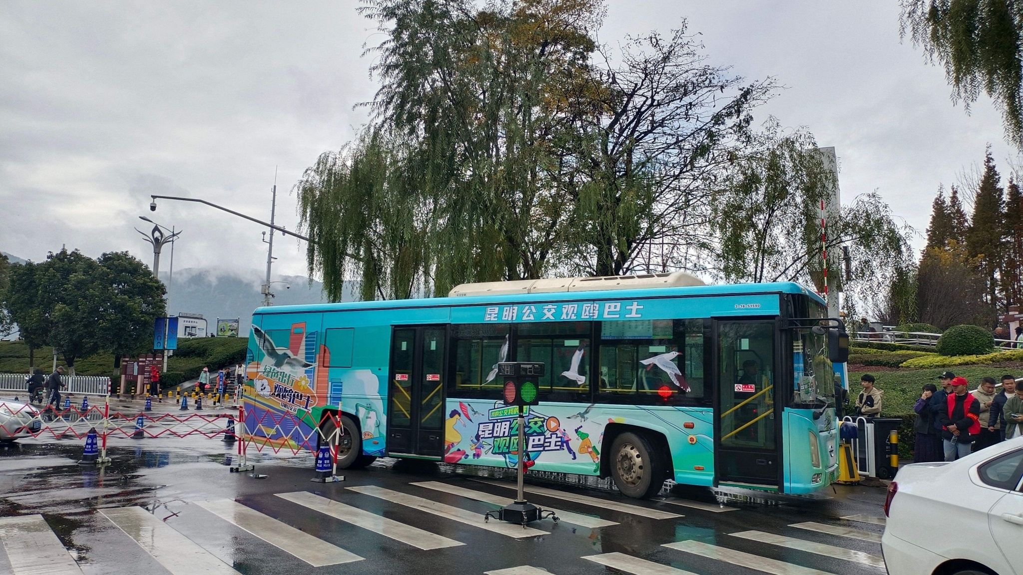 5℃寒风中，这位公交司机的暖心举动，让无数游客感动落泪  第3张