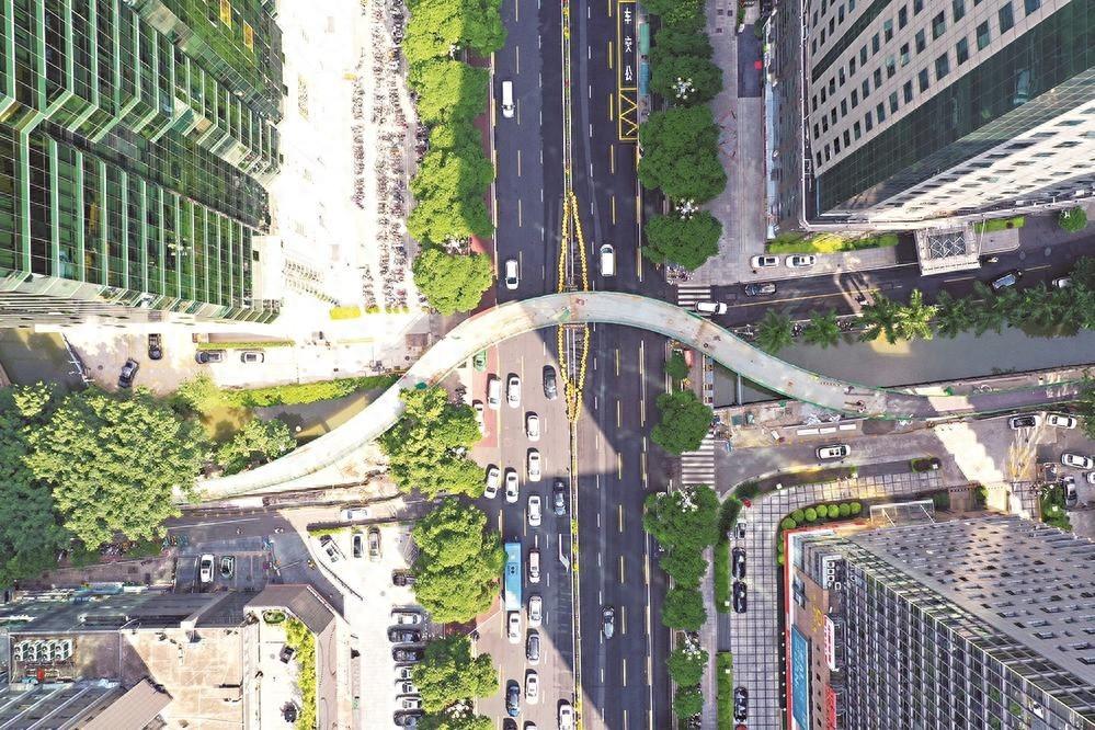福州中心城区首条高空景观步道即将完工，元旦前投用  第1张