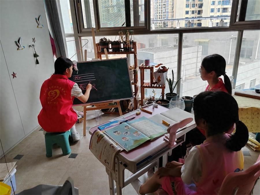 船山区新时代文明实践中心送教志愿服务：让孩子周末不再孤单  第1张