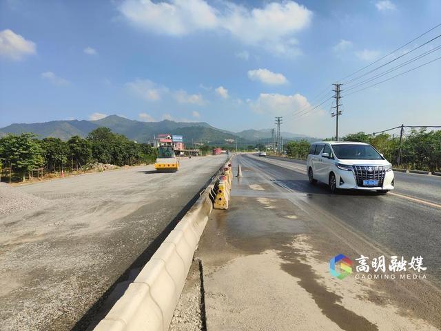 明富路、明西路改扩建工程加速推进，完工通车指日可待  第3张