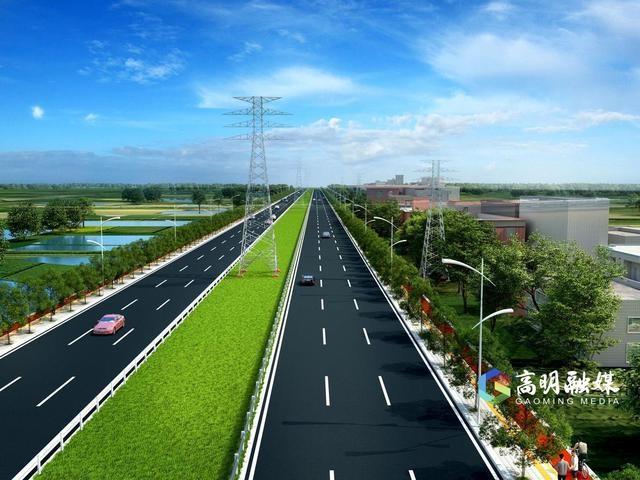 明富路、明西路改扩建工程加速推进，完工通车指日可待  第5张