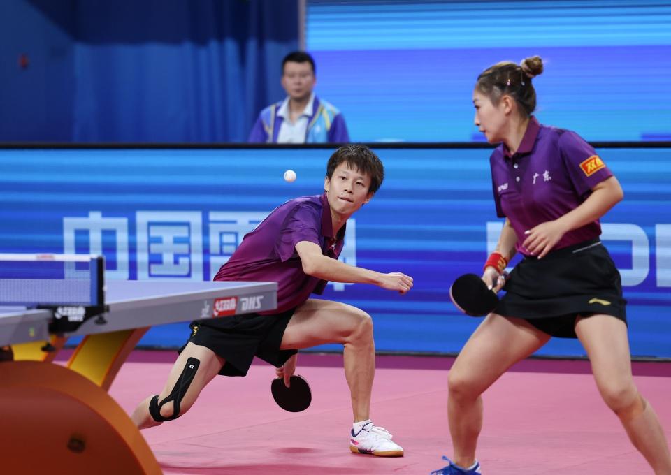 林高远/刘诗雯 4 比 2 夺冠！广东队组合勇夺 2024 年全国乒乓球锦标赛混双冠军  第4张