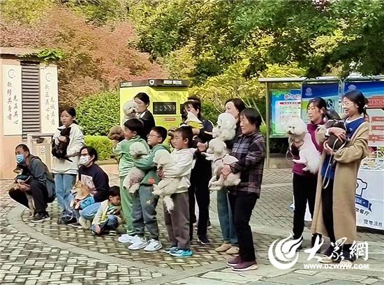 淄博文明办深入开展文明成景八大行动，居民刘晓燕遛狗不铲屎，社区如何引导文明养犬？  第2张