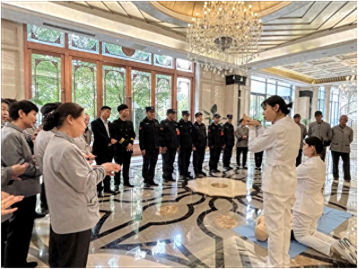 西安国医医院携手香榭物业举办急救培训，你还不知道吗？  第1张
