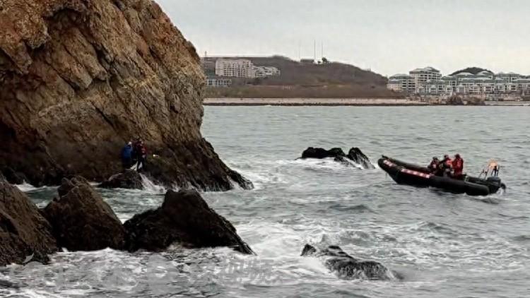 突发！辽宁大连一女驴友攀岩时被大浪卷入海中不幸身亡  第1张