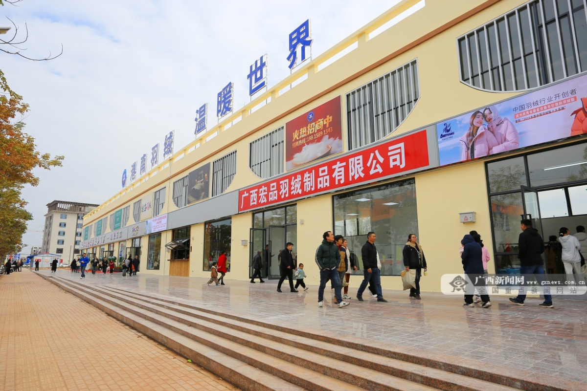 12月15日，贵港市羽绒一条街盛大开街，45家店铺齐聚，冬日暖意满满  第3张