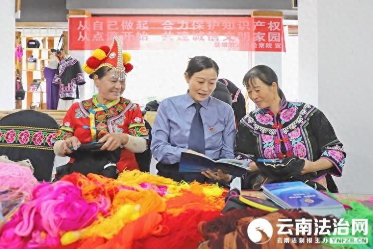 楚雄彝绣出圈！检察院这样为其保驾护航