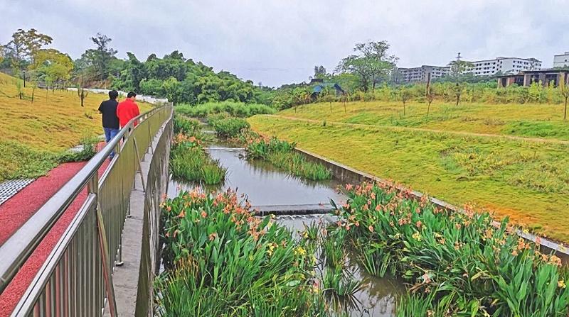 从渣山臭水到生态绿地，自贡张家坝化工厂如何实现华丽蝶变？  第2张