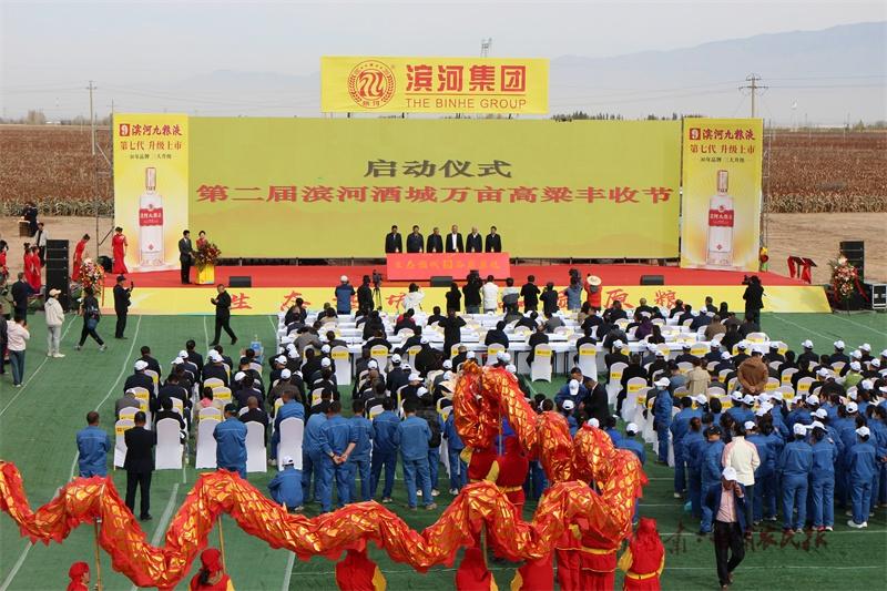 秋风起高粱红，滨河集团万亩高粱喜迎丰收，现场精彩不断  第1张
