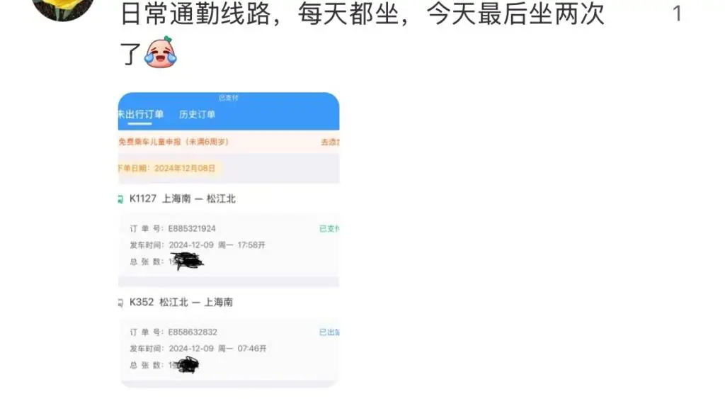 松江北站最后告别：K287次列车缓缓驶离，上百交通迷齐唱送别  第9张