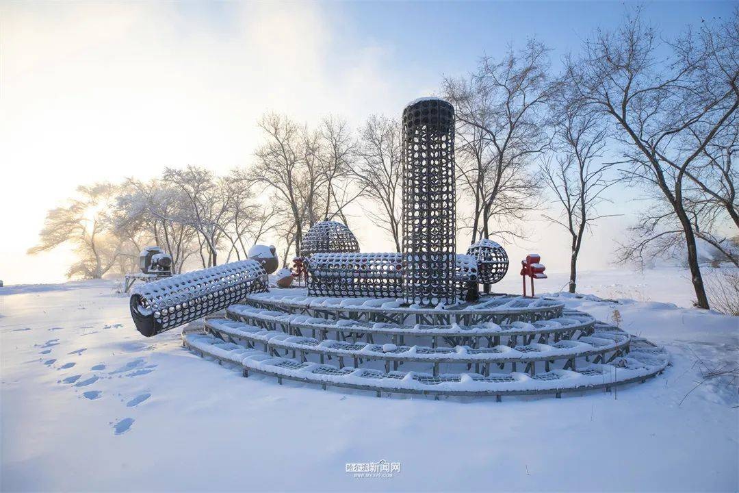 哈尔滨气温骤降，未来几日最低温将突破-25℃，户外出行需加强防寒保暖  第2张