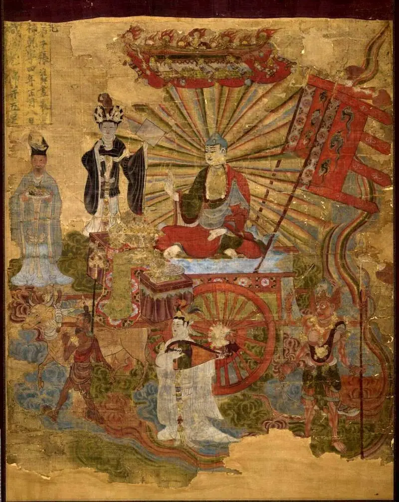 四川青神中岩寺唯一晚唐实例：炽盛光佛并五星经变造像，苏轼求学之地的神秘力量  第2张