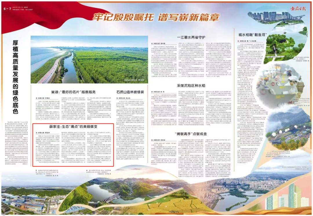 曾经的薛家洼，如今的生态园！长江东岸环境整治成效惊人  第2张