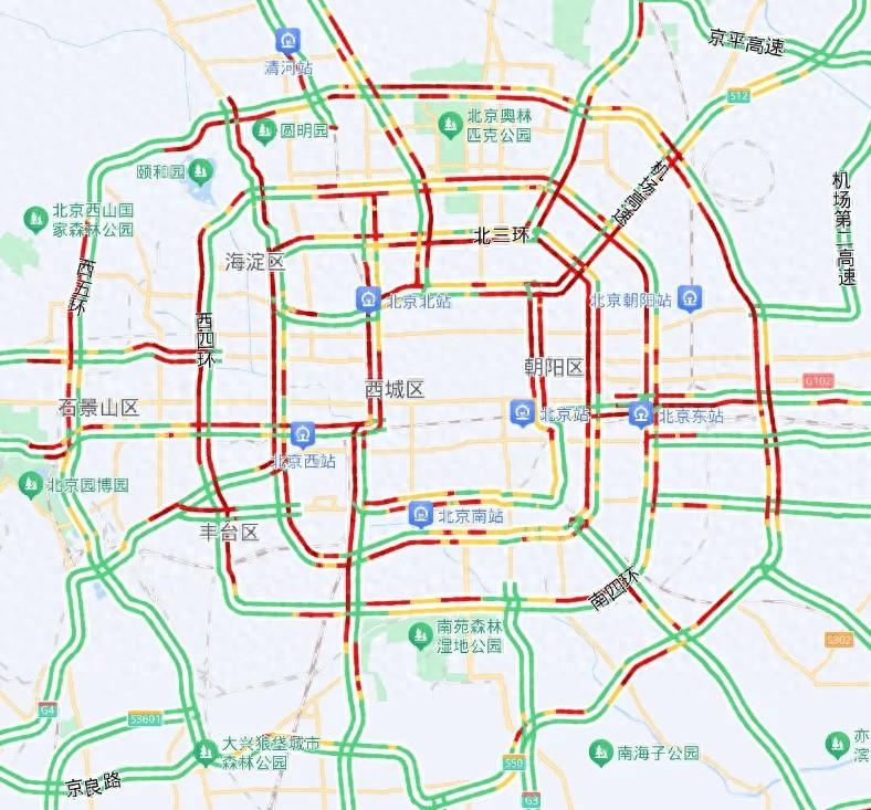 北京寒潮预警生效，下周交通压力加大，早高峰这些路段压力集中  第1张