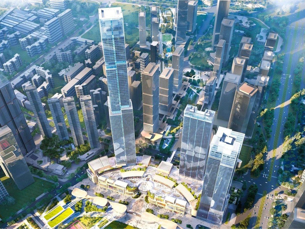 东莞首座万象城封顶！中建四局克服重重困难，展现强大实力  第2张