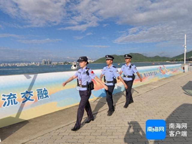 边检全力保障！第十二届全国少数民族传统体育运动会火炬传递活动在海南三亚举行