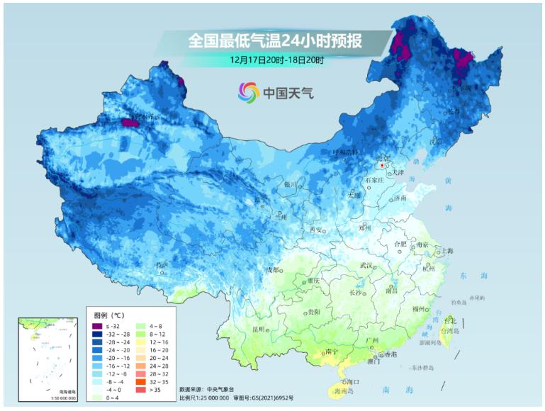 冷空气接力来袭！中东部气温再遭打压，19日至21日北方大部降温4至8℃  第4张