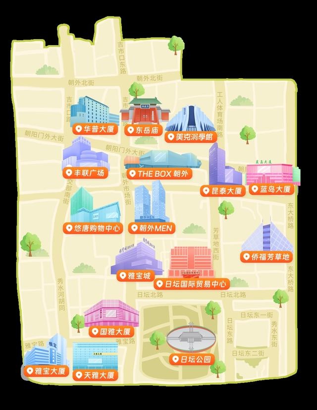 北京第三商业大道朝外大街：从辉煌到重生，城市更新的典范  第3张