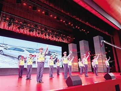 经开区交通安全主题文艺汇演：创意十足，精彩纷呈  第1张