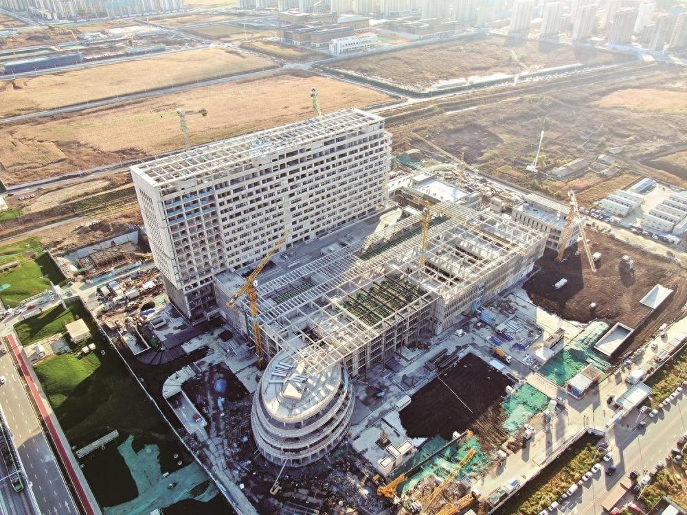 北京安贞医院吉林医院项目雏形已现，中建八局如何打造医疗建筑典范？  第1张