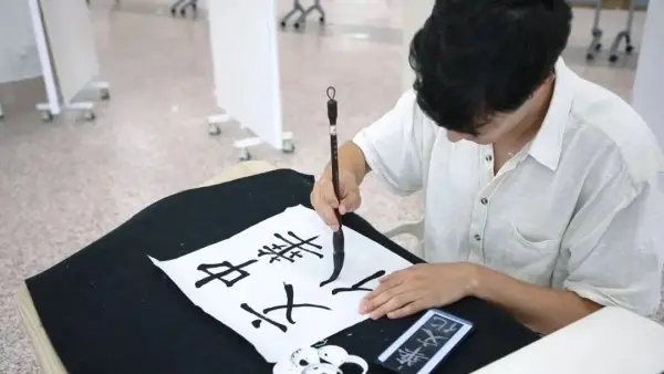 外国小伙爱上中国书法，他用方块字打开了怎样的新世界？  第4张