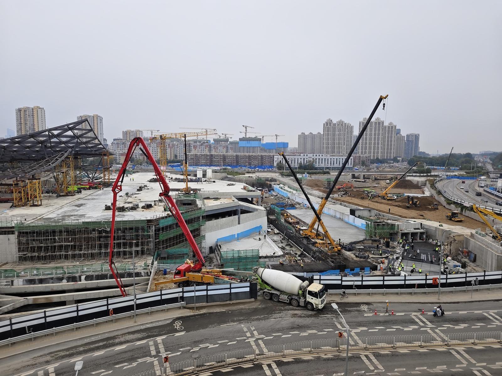2025 年完工！亚洲最大地下综合交通枢纽，京帆屋盖即将扬帆起航  第2张