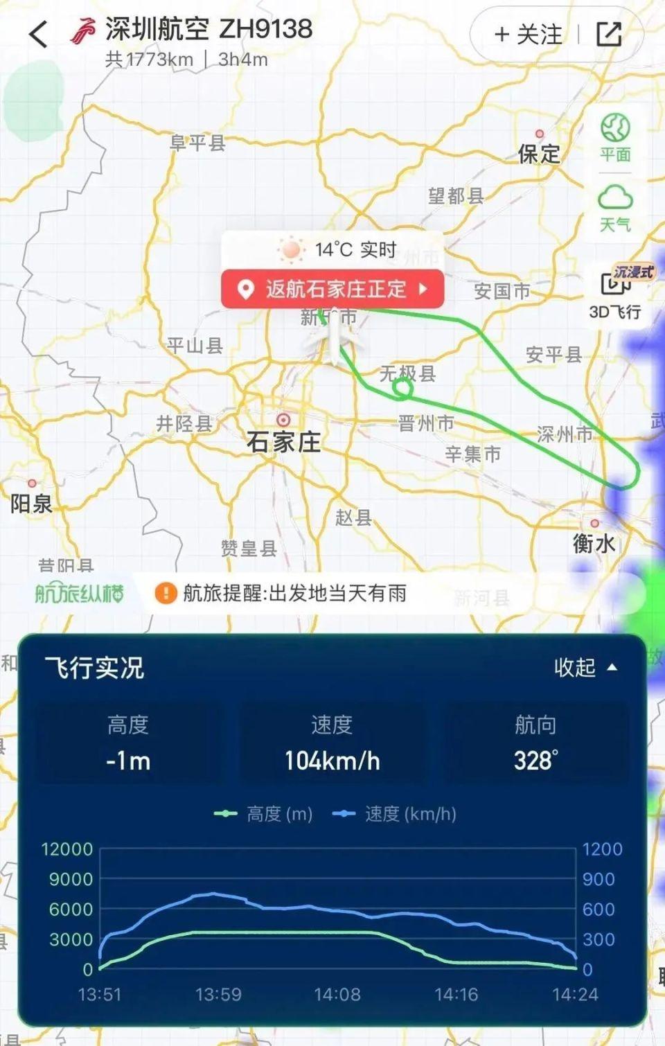 突发！深圳航空一航班起飞后客舱冒烟，紧急返航  第2张