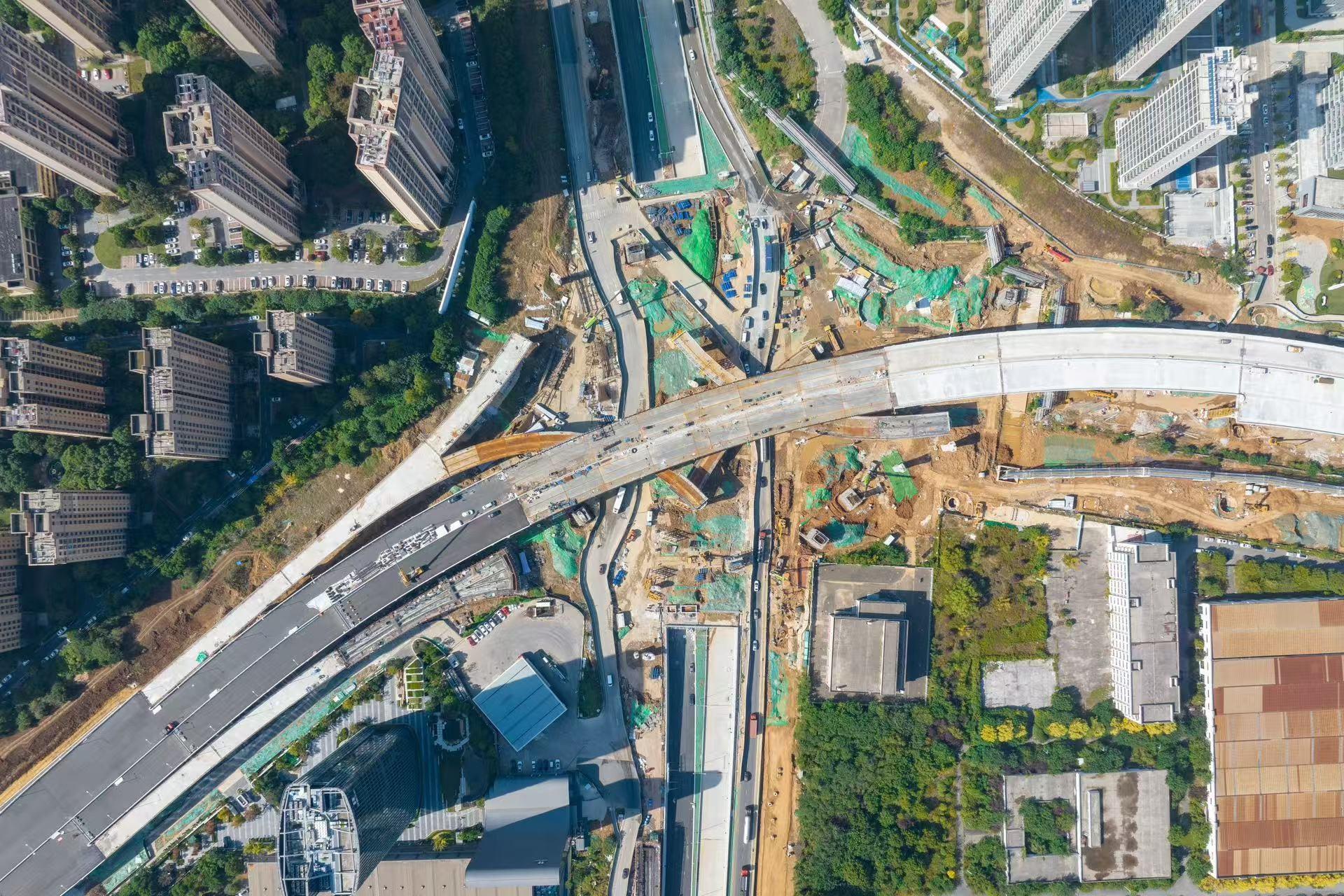 5 层互通立交初步成型！仙新路过江通道建设进度条不断刷新  第2张