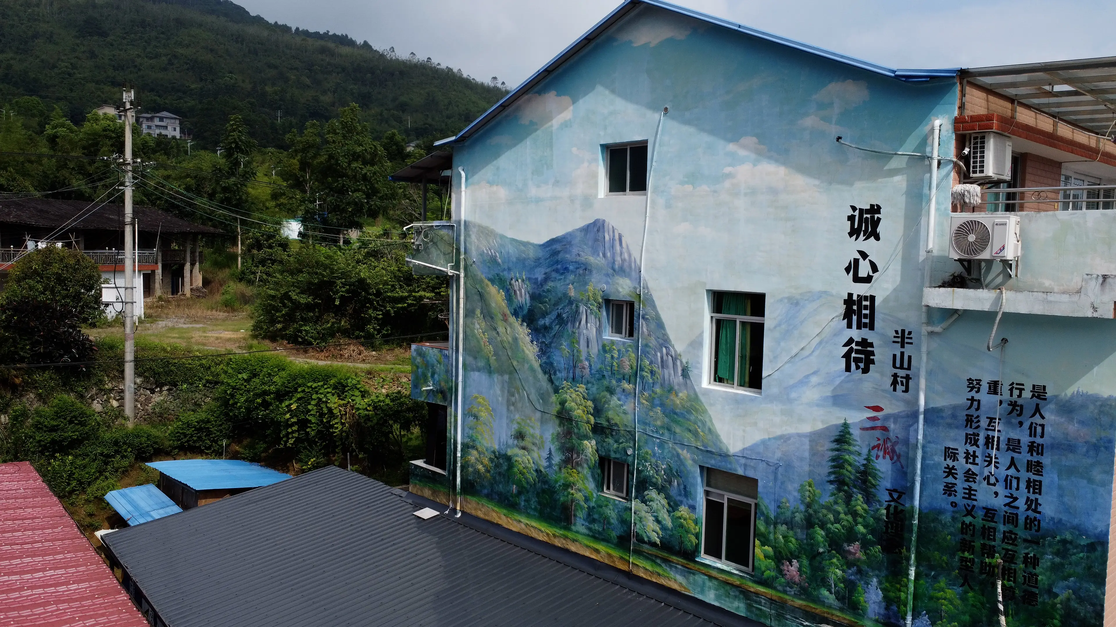 从赌博村到示范村，艺术家夫妻与尤溪县半山村的传奇情缘  第1张