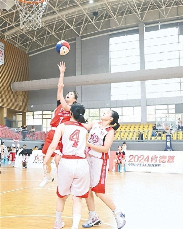 肯德基中国中学生 3×3 篮球联赛东区赛：河南两校女篮晋级总决赛