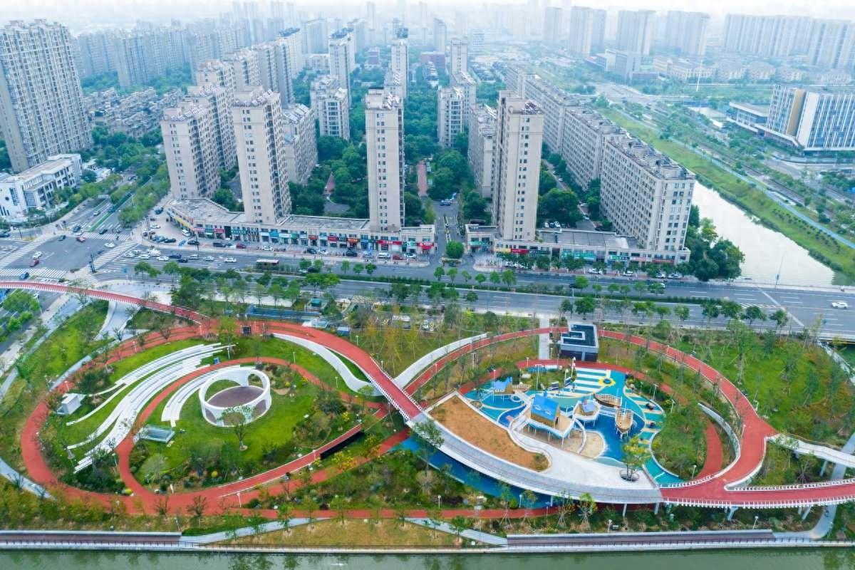 占地超 10 万平方米的西大河公园惊艳亮相，你还不来看看？