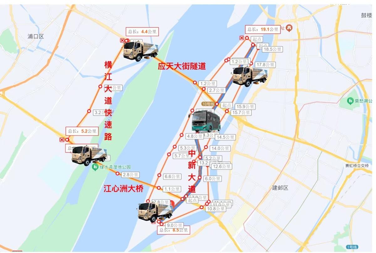 南京首个自动驾驶跨江融合环线正式上线  第2张