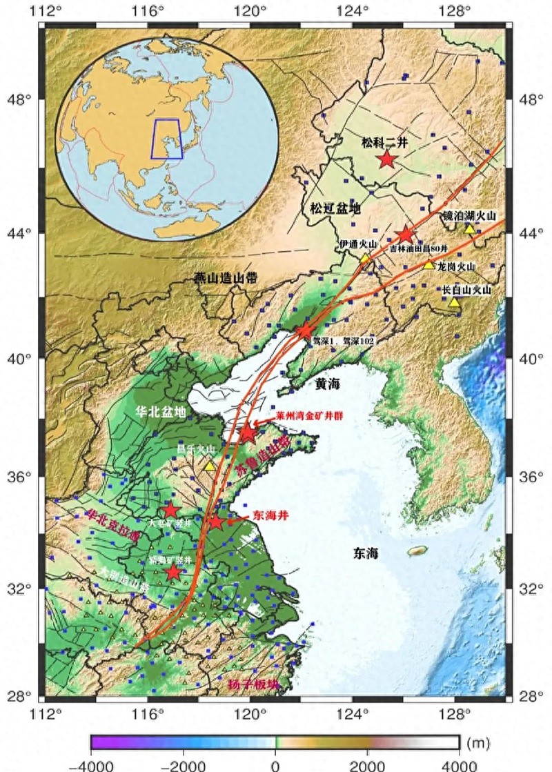 揭秘郯-庐断裂带：2400公里深井观测系统如何破解强震成灾之谜  第1张