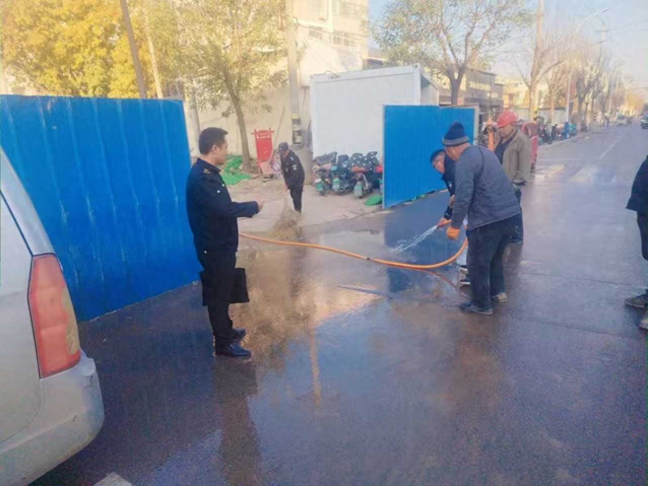 冬季扬尘治理大作战：德城区城管局如何守护蓝天白云？  第1张