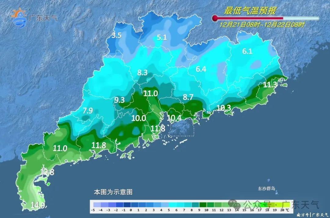广东未来几天持续寒冷！高海拔山区零下3℃，冬至再迎冷空气，如何保暖防冻？  第6张