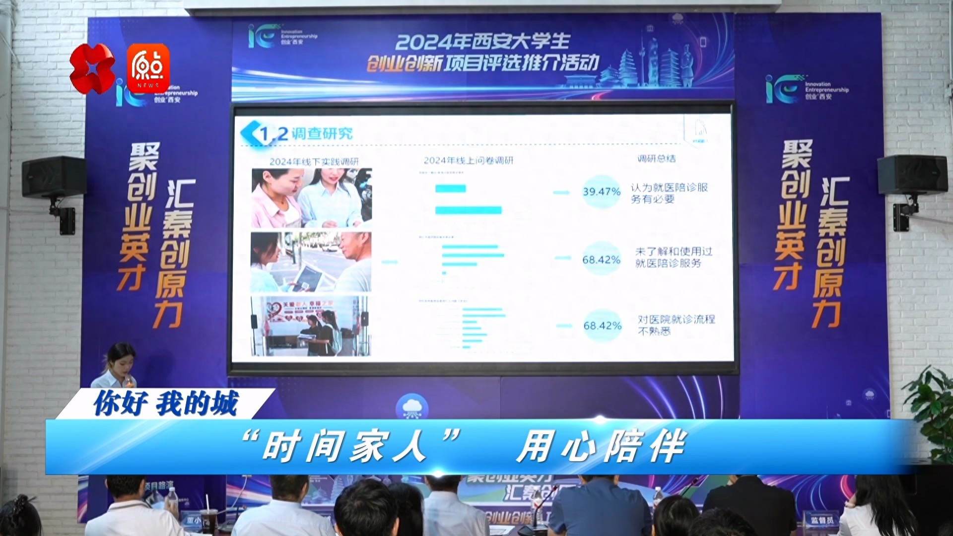 西安大学生创业创新项目惊艳亮相，智慧问诊服务解决老年人就医难题  第1张