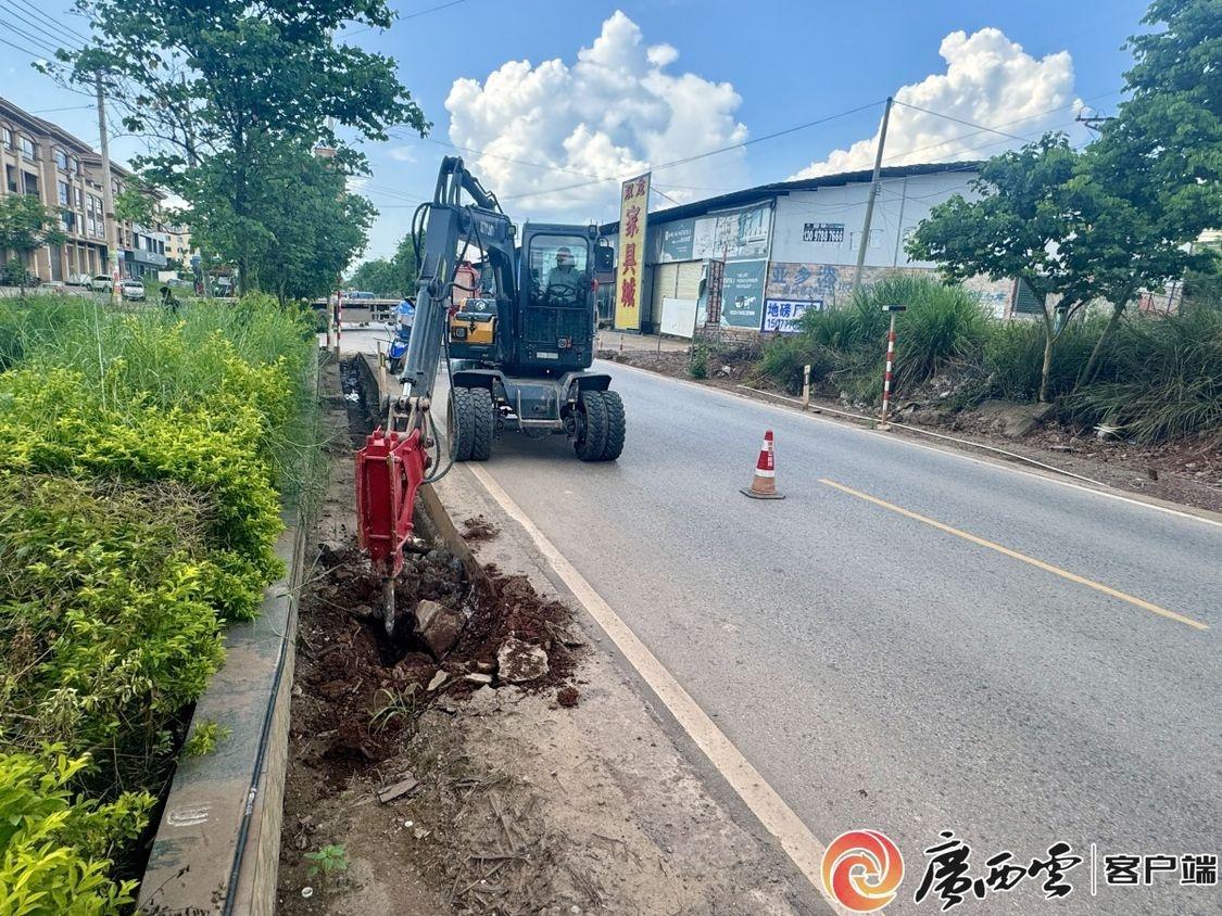 国道 241 线藤县太平镇过境路整治，积水问题不再，安全出行有保障  第2张