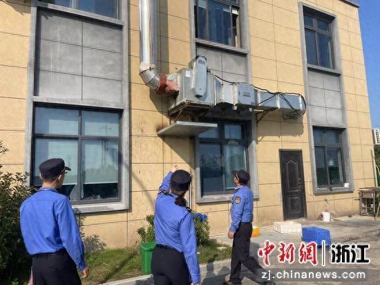 浙江长兴：执法+模式助力餐饮油烟常态治理，守护蓝天白云  第1张