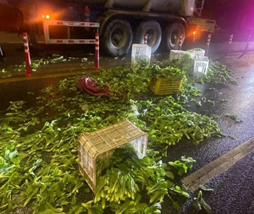 菜农遭遇车祸，交警这一举动太暖心  第1张