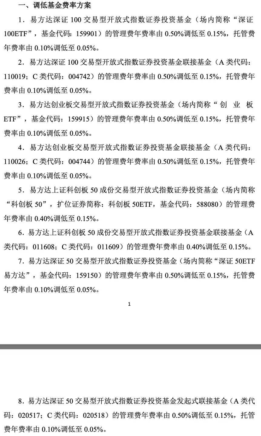 公募基金降费潮来袭！管理费调至 0.15%，你的钱包准备好了吗？  第2张