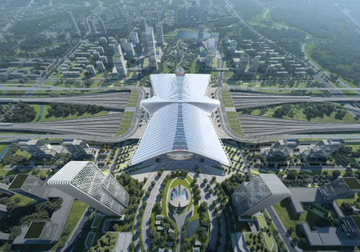 川观新闻记者直击！天府站雏形初现，2025 年春节前将完成这一工程  第3张