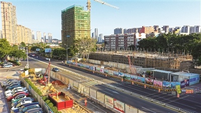 石狮新地标！宝岛路一中人行天桥即将启航，融合海洋文化与红砖古厝