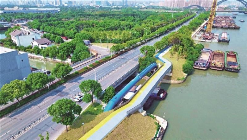 经开区大运河景观整治工程二期完工，新建两座人行桥，你打卡了吗？  第1张