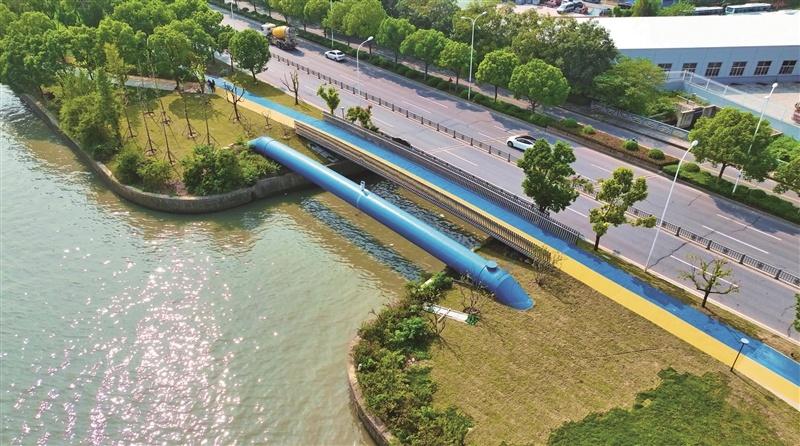 经开区大运河景观整治工程二期完工，新建两座人行桥，你打卡了吗？  第2张